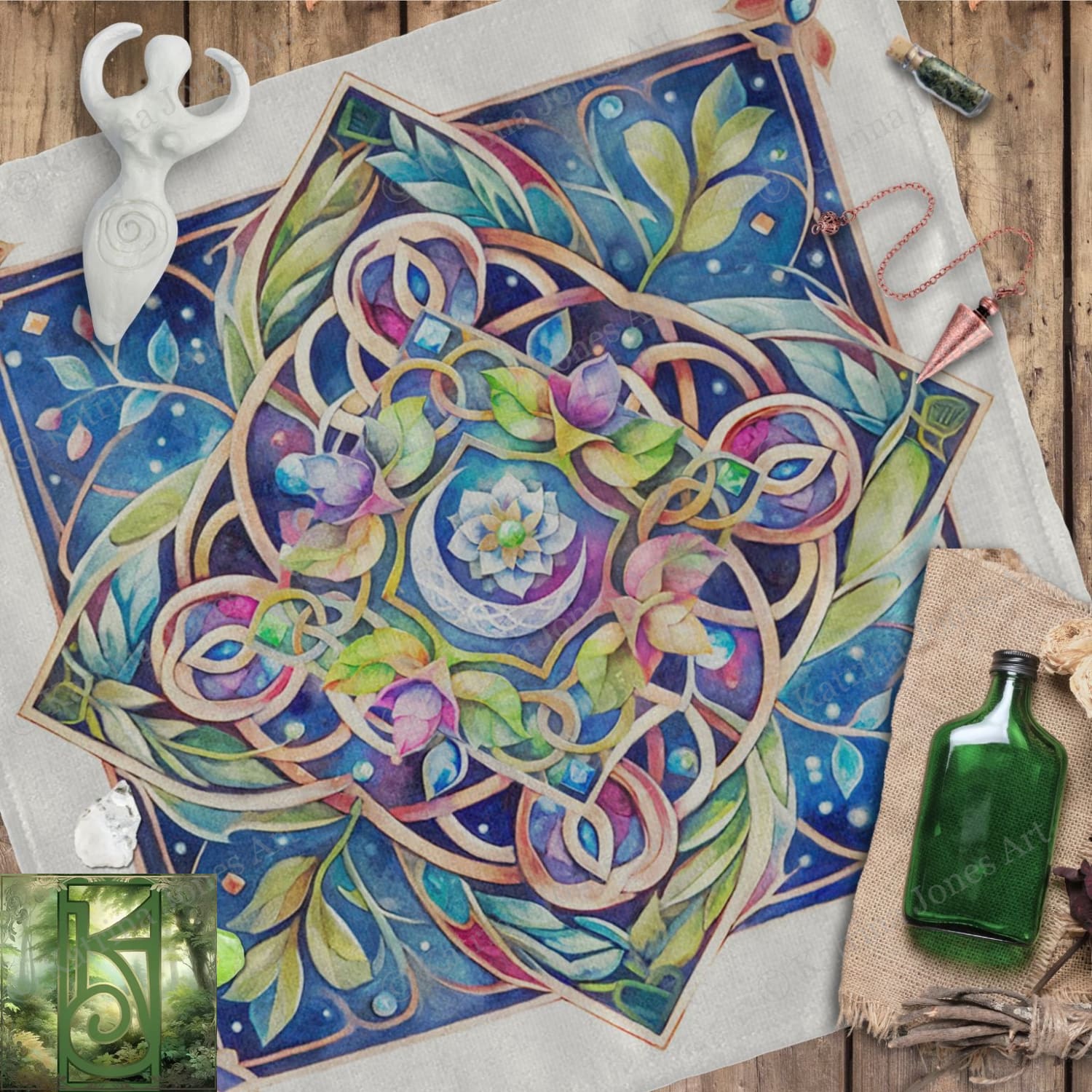 a picture of a painting on a piece of paper