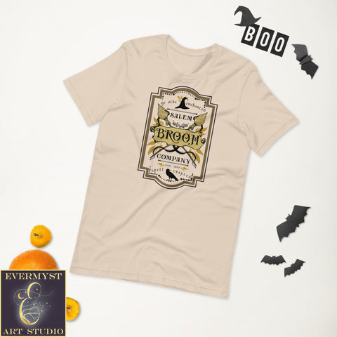 Salem Broom Company T-Shirt Witch Halloween Mens Women’s Unisex Clothing T Shirt