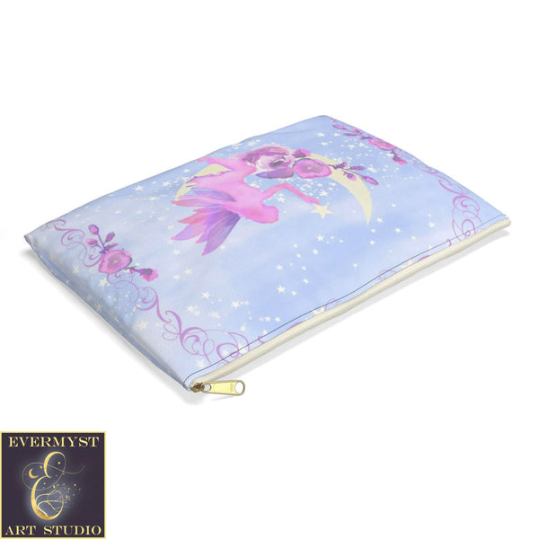 Moon Fairy Accessory Zippered Pouch Purse Tarot Oracle Deck Makeup Zip Cosmetic Bag Gift Faerie