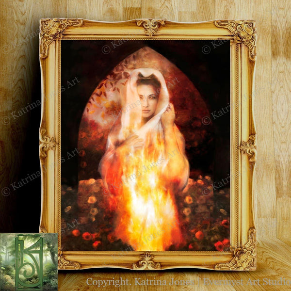 Vesta Art Hestia Goddess Painting Print