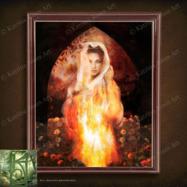 Vesta Art Hestia Goddess Painting Print