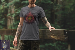 Viking Norse Celtic T-Shirt Triple Knot Graphic Pagan Clothing Mens Womens Shirt Rune Symbol Nordic