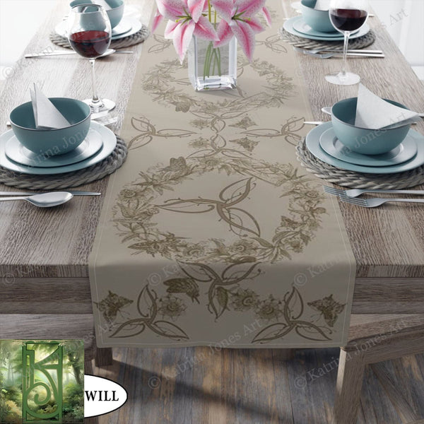 Celtic Altar Cloth - Vintage Meadow Table Runner