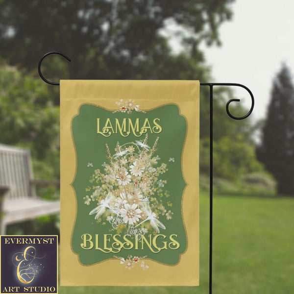 Wicca Garden Flag Decoration - Lughnasadh Altar Decor