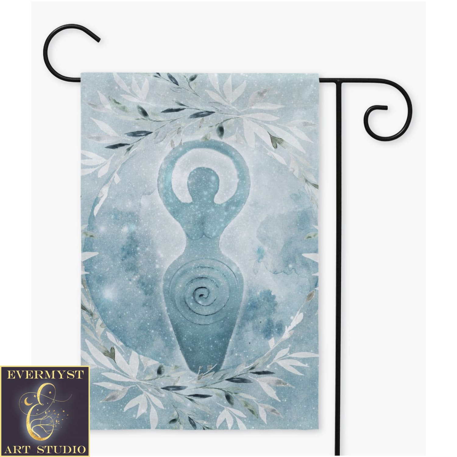 Winter Goddess Flag - Solstice Wicca Yule Decor And Pagan Gift Double / 12X18 Inch