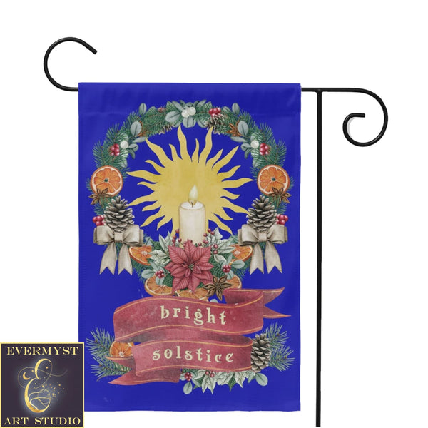 Winter Solstice Garden Flag - Bright Decoration