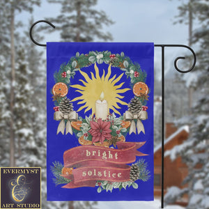 Winter Solstice Garden Flag - Bright Decoration