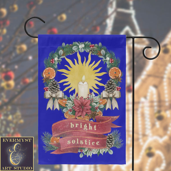 Winter Solstice Garden Flag - Bright Decoration