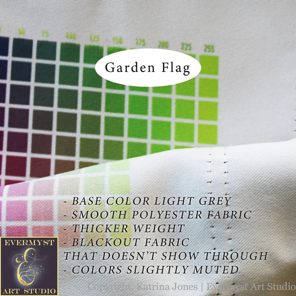 Template Garden Flag Yard Banner Sign