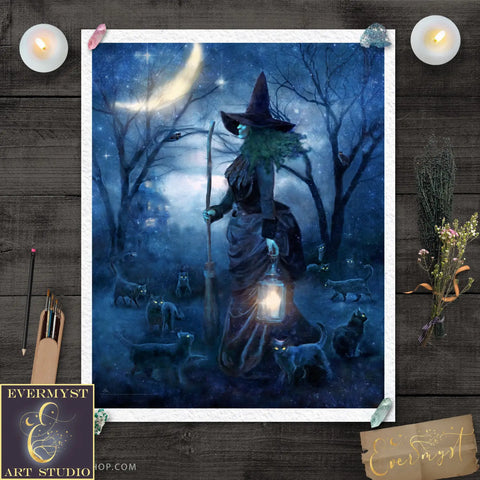Witching Hour Fine Art Print Giclee - Limited Collectors Signed Edition