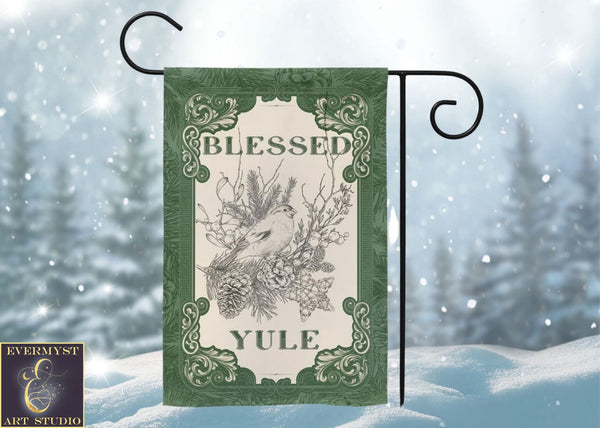 Yule Garden Flag - Pagan Winter Decoration