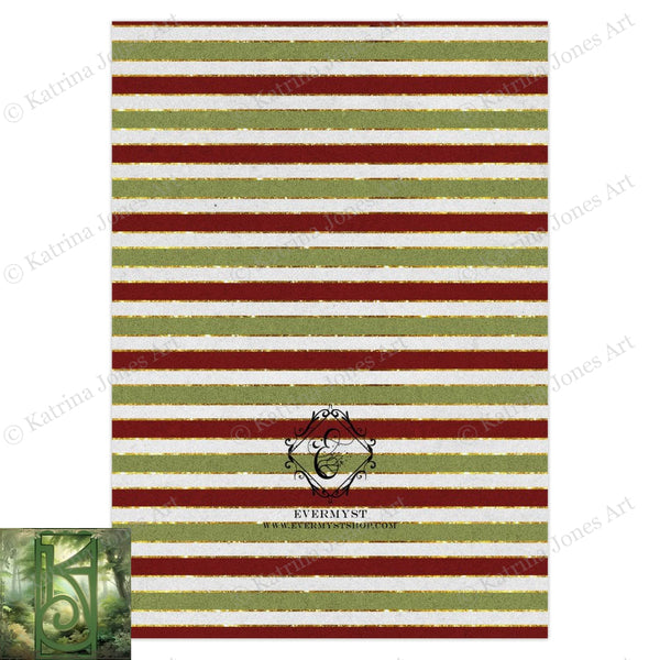 Yuletide Blessings Christmas Greeting Card Stationery Set Notecards